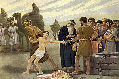 Joseph sold into slavery