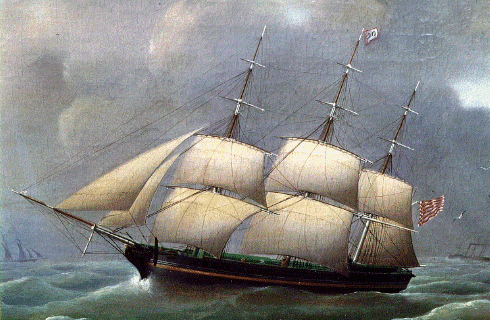 A Painting of a Bremen sailing ship